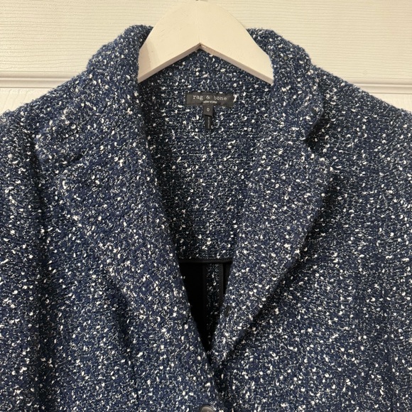 Rag & Bone Slade Wool Blend Tweed Blazer - Picture 10 of 12